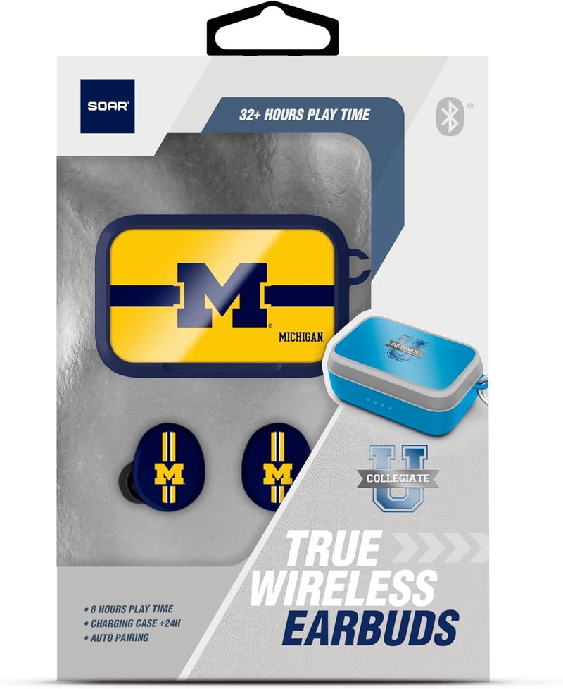 SOAR NCAA Wireless Sport Earbuds: Comfortable Fit & Convenient Charging - Image 3